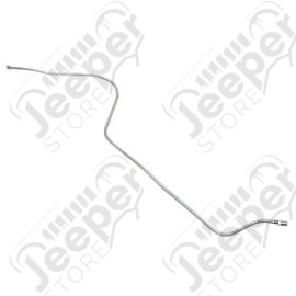 Durite de frein acier arrière gauche sur pont (long) - Jeep CJ - 0374.01 - Diamètre: 3/16 = 4.8mm