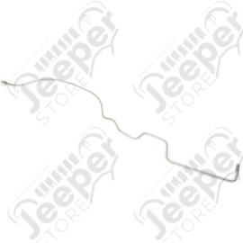 Durite de frein acier arriere droit sur pont (long) Jeep Grand Cherokee ZJ, ZG (diametre: 3/16 = 4.8mm) (sans ABS) 