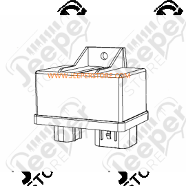 Module de préchauffage moteur 3.0L CRD (moteur VM) - Jeep Grand Cherokee WL / WK2 - 68079877AA