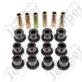 Kit de silentblocs en polyuréthane pour lames avant - Jeep Wrangler YJ - KJ02007BK