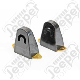 Kit de butées de pont arrière (rallongée - en polyuréthane) - Jeep Cherokee XJ - KJ09122BK