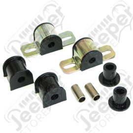 Kit de silentblocs (en polyuréthane) barre stabilisatrice arrière et biellettes - Jeep Cherokee XJ - KJ05013BK