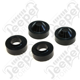 Kit de 4 Cales de rehausse en polyuréthane, +1.75" (+45mm) pour Jeep Wrangler JK besoin d'aucune autre pièces pour cette réhausse