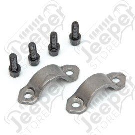 Kit de 2 d'étriers de croisillon 82mm + kit de 4 vis pour Jeep 