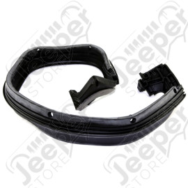Joint inférieur en caoutchouc mousse sous baie de pare brise pour Jeep Wrangler TJ