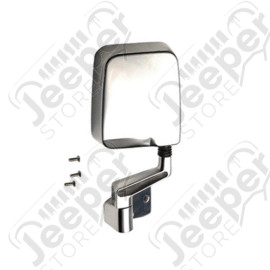 Rétroviseur droit chromé - Jeep Wrangler YJ - 82201772C / 9551153 / CH1321189