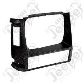 Enjoliveur de phare droit noir, Jeep Cherokee XJ