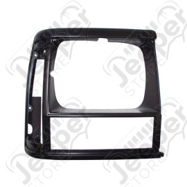 Enjoliveur de phare droit noir, Jeep Cherokee XJ