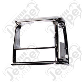 Enjoliveur de phare gauche chromé Jeep Cherokee XJ 