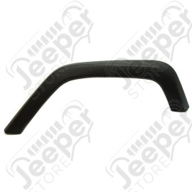 Élargisseur d'aile arrière droit (couleur noir, non lisse) pour Jeep Wrangler JK - 0837.29 / 5KF16RXFAD/AE / 11609.12 / 5KF16RXFAE / 5KF16RXFAD