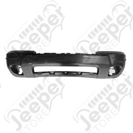 Pare chocs avant noir (avec trous pour anti brouillard ROND) Jeep Grand Cherokee WJ, WG
