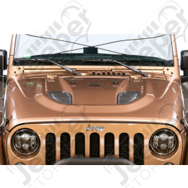Capot moteur type 10eme anniversaire Rubicon à peindre pour Jeep Wrangler JK - 0845.22 / SB76400 / EXT-91116