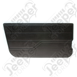 Revetement interieur de porte gauche (couleur: noir) Jeep CJ et Wrangler YJ