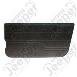 Revetement interieur de porte droit (couleur: noir) Jeep CJ et Wrangler YJ
