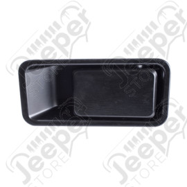 Poignée encastrée noir gauche (pour demi-porte), Jeep Wrangler YJ et TJ 