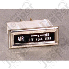 Témoin lumineux de tableau de bord "Air" pour Jeep CJ5, CJ7, CJ8