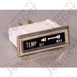 Témoin lumineux de tableau de bord "Temp" pour Jeep CJ5, CJ7, CJ8