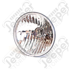 Phare avant verre clair (projecteur) diamètre 7" - Jeep CJ5, CJ6, CJ7 et CJ8 - NS-2209E