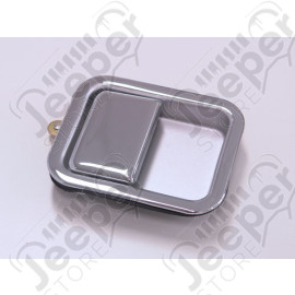 Poignée de porte encastrée chromée droit - Jeep CJ - 5758172 / 55028449
