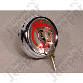 Bouchon de réservoir à carburant pour essence plombé (version antivol) pour Jeep CJ