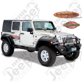 Kit d'élargisseurs d'aile AVANTS BUSHWACKER : 2 éléments pour modèles Wrangler JK et JKU