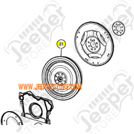Volant moteur 3.6L V6 essence Jeep Wrangler JK