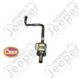 Tube de sortie de collecteur + catalyseur moteur 2.5L essence - Jeep Wrangler TJ - 52018933AC / AP 645405