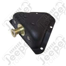 Gache de porte droite (coté caisse), acier noir, Jeep CJ, Wrangler YJ 