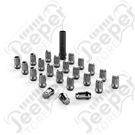 Spline Drive Lug Nut Kit – 1/2”x20 – Chrome – 23 pcs