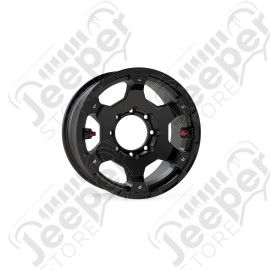 Nomad Off-Road Wheel – Deluxe – 8x6.5” – Metallic Black – Each