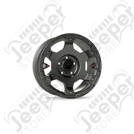 Nomad Off-Road Wheel – Deluxe – 5x5” – Offset : 00 – Titanium Gray