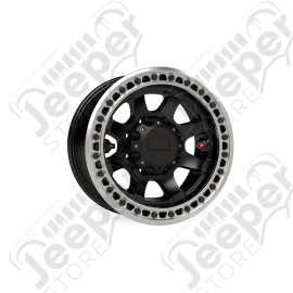 Olympus Beadlock Off-Road Wheel - 8x6.5” - Offset : -25mm - Couleur : Metallic Black - 1059086