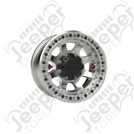 Olympus Beadlock Off-Road Wheel - 8x6.5” - Offset : -25mm - Couleur : Machined