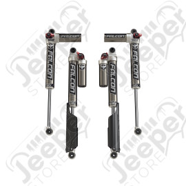 JL 4dr: Falcon SP2 3.3 Fast Adjust Piggyback Shock Kit (2–4.5” Lift)