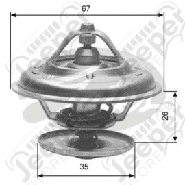 Calorstat (thermostat) moteur 2.1L Diesel (moteur Renault) - Jeep CJ, Jeep Cherokee XJ - TH11680G1 / T0697157