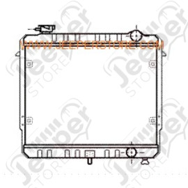 Radiateur moteur 2.1L TD (moteur Renault) - Jeep Cherokee XJ - 53001174