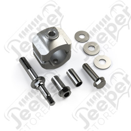 JK: Steering Stabilizer Relocation Kit (1-3/8” Stock Tie Rod)