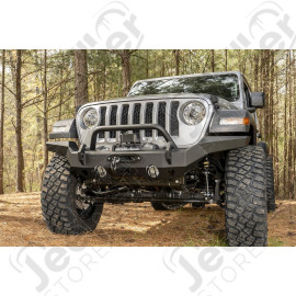 Pare chocs avant acier HD Series Rugged Ridge avec porte treuil pour Jeep Wrangler JK