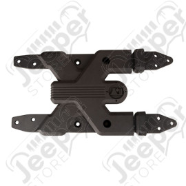 Kit charnières de coffre renforcées pour mettre des pneus de 33" et plus pour Jeep Wrangler JL Il offre le summum en matière de résistance et de stabilité pour le montage de vos roues et pneus surdimensionnés. Fonctionnellement conçu pour gérer la