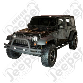 11561-10 Pare chocs avant tubulaire acier noir Jeep Wrangler JK
