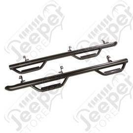 Kit de marchepieds noir avec marches - Jeep Wrangler JK Unlimited (4 portes) - 11596.02