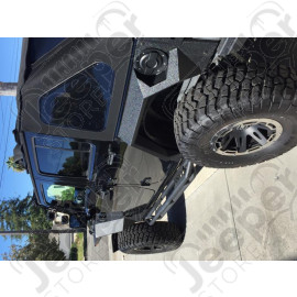 Kit 4 ailes et élargisseurs renforcées en acier avec passage d'aile intérieur XHD - Jeep Wrangler JK (2 portes) - 11615.05 / 11615-05