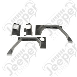 Kit d'ailes et élargisseurs d'ailes arrière renforcées avant en acier XHD pour Jeep Wrangler JK