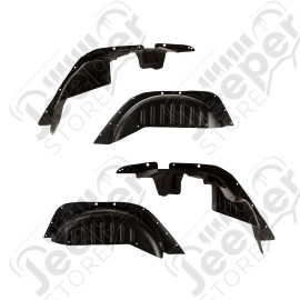 Kit d'intérieur d'ailes en plastique Gen2 pour l'avant et l'arrière Jeep Wrangler JK
