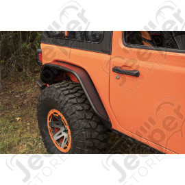 Kit 2 élargisseurs d'ailes arrière en acier Rugged Ridge pour Jeep Wrangler JL