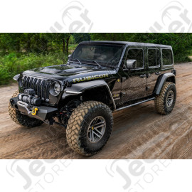 Kit élargisseurs d'ailes Bushwacker pour Jeep Wrangler JL (2 ou 4 portes)