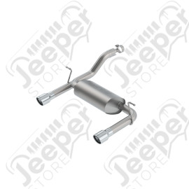 Silencieux BORLA avec double tube de sortie moteurs 2.0L, 3.6L V6, 4xe - Jeep Wrangler JL - 11955