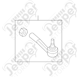 Rotule de direction extérieur gauche - Jeep Renegade - 68275249AA