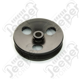 Poulie de direction assistée 2.5L et 4.0L essence, (courroie plate - 135mm - 6 gorges) Jeep Cherokee XJ