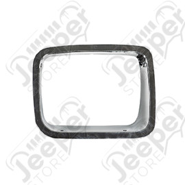 Enjoliveur de phare chromé droit pour modèle de phare US et Canada - Jeep Wrangler YJ - 56003104